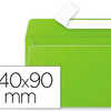 ENVELOPPE CLAIREFONTAINE POLLE N 90X140MM 120G COLORIS VERT MENTHE PAQUET 20 UNITAS