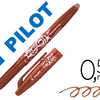 ROLLER PILOT FRIXION BALL ACRI TURE MOYENNE 0.5MM ENCRE EFFACABLE GRIP PRAHENSION RECHARGEABLE GOMME SERTIE MARRON