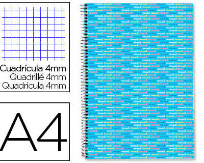 cahier-spirale-liderpapel-mult-ilider-a4-couverture-rembord-140f-80g-quadrillage-5mm-5-bandes-4-trous-bleu-ciel