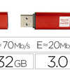 CLE USB ROUGE PAPIER 3.0 32GB LECTURE 70MB/S ECRITURE 20MB/SFLASH COLORIS ROUGE