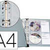 CLASSEUR CD/DVD DURABLE POLYPROPYLÈNE POCHETTES 10U/4 CD-DVD EXTENSIBLE 12 POCHETTES 40 CD/DVD