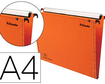 dossier-suspendu-esselte-dual-kraft-lmg-240g-armoire-entraxe-330mm-h275mm-fond-15-coloris-orange-bo-te-25-unitas