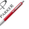 STYLO-BILLE PARKER VECTOR POIN TE M GB CORPS ROUGE CT ENCRE BLEUE