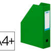 PORTE-REVUES ELBA COLOR LIFE P VC GRAIN TOILA PAN COUPA FORMAT 32X24CM DOS 7CM COLORIS VERT