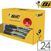 MARQUEUR BIC PERMANENT ONYX MA RKER 1481 POINTE BISEAUTAE TRACA 7MM TOUS SUPPORTS NOIR PACK 20 UNITAS + 4 GRATUITS