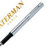 STYLO-PLUME WATERMAN GRADUATE CORPS ACIER CHROMA SECTION NOIRE ACRIN