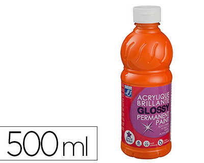 peinture-lefranc-bourgeois-acr-ylique-glossy-fluide-brillante-ind-l-bile-multi-supports-coloris-orange-flacon-500ml