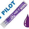 RECHARGE ROLLER PILOT FRIXION BALL ACRITURE MOYENNE 0.5MM ENCRE EFFACABLE COLORIS VIOLET SET DE 3 UNITAS