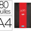 PROTEGE-DOCUMENTS ELBA LE LUTI N CLASSIQUE PVC SOUPLE ANTI-TRANSFERT ENCRE 40 POCHETTES 80 VUES COLORIS NOIR