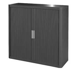 armoire-paperflow-easyoffice-2-tablettes-charge-75kg-structure-anthra-rideaux-104x110x41-5cm-coloris-anthracite