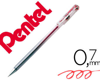 stylo-bille-pentel-superb-bk77-pointe-bille-fine-0-7mm-rouge