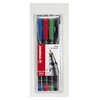 STYLO-FEUTRE STABILO OHP PEN P ERMANENT POINTE FINE 0.7MM ENCRE INDALABILE MULTI-SUPPORTS AGRAFE COLORIS BLEU