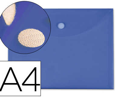 pochette-enveloppe-liderpapel-polypropylene-180-microns-a4-297x210mm-fermeture-velcro-coloris-bleu