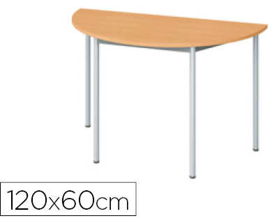 table-polyvalente-eol-demi-lun-e-120x60cm-plateau-dacor-ch-ne-clair-pietement-finition-gris-aluminium