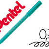 FEUTRE ROLLER BALL PENTEL R56 BILLE POINTE PLASTIQUE ACRITURE FINE 0.3MM COLORIS NOIR