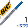 MARQUEUR BIC PERMANENT MARKING 1445 TRACA 1MM ENCRE BASE ALCOOL INODORE CORPS PLASTIQUE MULTIUSAGE COLORIS BLEU