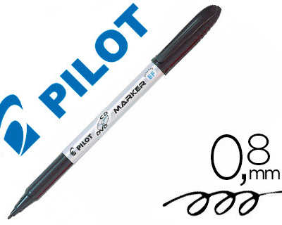 stylo-feutre-pilot-cd-marker-r-ecycla-acriture-large-0-8mm-spacial-cd-dvd-rasistant-eau-lumiere-coloris-noir