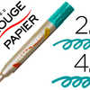 MARQUEUR ROUGE PAPIER TABLEAU BLANC POINTE OGIVE TRACÉ 2/4MM EFFAÇABLE À SEC CORPS PLASTIQUE COULEUR VERT