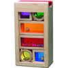 JEU WONDERWORLDS BLOCS TOURS BOIS AVEC SON COULEURS TRANSPARENTES 7X12X23CM