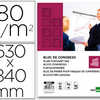 BLOC CONFARENCE LIDERPAPEL 63X 84CM PAPIER UNI 80G/M2 CONVENTIONS RAUNIONS 25F + 5F GRATUITES