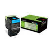 Lexmark 80C2HCE Toner Cyan Gamme Pro. 3K