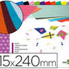 PAPIER DE SOIE LIDERPAPEL 18G/M2 FORMAT A4+ 240X315MM COLORIS ASSORTIS BLOC 10F