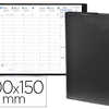 AGENDA QUO VADIS UNIVERSITAIRE SEMAINIER SCOLAIRE 08/08 100X150MM COUVERTURE PLASTIQUE GRAINÉE IMPALA NOIR