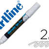 MARQUEUR ARTLINE FENÊTRES POIN TE FIBRE ACRYLIQUE CONIQUE 4MM ENCRE LIQUIDE CRAIE PIGMENTAE BASE EAU INODORE BLANC