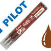 RECHARGE ROLLER PILOT FRIXION CLICKER ACRITURE MOYENNE 0.5MM ENCRE EFFACABLE COLORIS MARRON SET DE 3 UNITAS