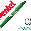 STYLO-BILLE PENTEL VICUNA RÉTRACTABLE ÉCRITURE MOYENNE 0.5MM ENCRE PIGMENT RÉSISTANT GRIP CAOUTCHOUC STRIÉ COULEUR VERT