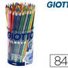 CRAYON COULEUR GIOTTO STILNOVO HEXAGONAL 6.8MM MINE QUALITA SUPARIEURE 3.3MM COLORIS VIFS INTENSES ATUI CARTON 84 UNITA