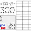 ATIQUETTE ADHASIVE APLI AGIPA MULTI-USAGE 70X25MM TOUTE IMPRIMANTE BOÎTE 3300 UNITAS