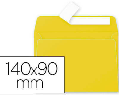 enveloppe-clairefontaine-polle-n-90x140mm-120g-coloris-jaune-soleil-paquet-20-unitas