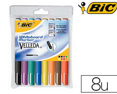 marqueur-bic-velleda-1741-effa-cable-pointe-ogive-traca-2mm-encre-catone-format-stylo-grande-longavita-pochette-8-unitas