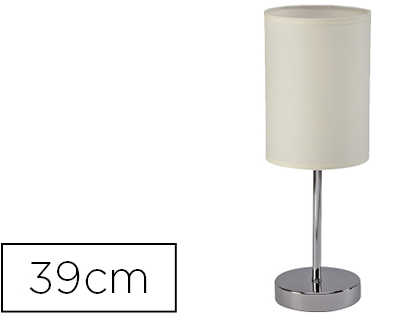 lampe-maulcliff-de-table-cordon-1-80m-classe-a-8w-pied-et-colonne-en-metal-hauteur-390mm-coloris-blanc