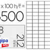 ATIQUETTE ADHASIVE APLI AGIPA MULTI-USAGE 38X21.2MM TOUTE IMPRIMANTE BOÎTE 6500 UNITAS