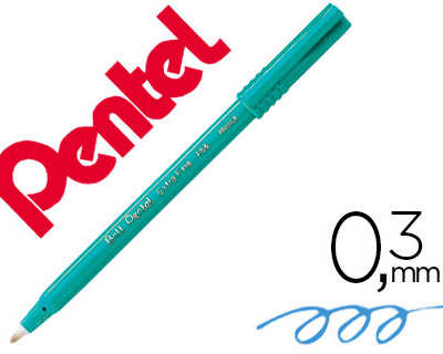 feutre-roller-ball-pentel-r56-bille-pointe-plastique-acriture-fine-0-3mm-coloris-bleu