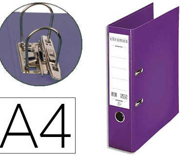 classeur-levier-esselte-chromo-s-plus-a4-polypropylene-griffes-blocage-dos-80mm-grand-porte-atiquette-coloris-violet