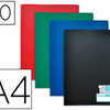 PROTEGE-DOCUMENTS ELBA MEMPHIS PP COUVERTURE SEMI-RIGIDE 40 POCHETTES 80 VUES A4 210X297MM COLORIS ASSORTIS STANDARD