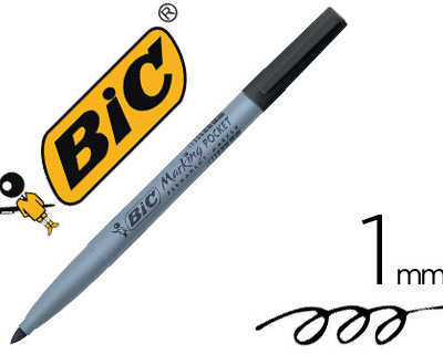 marqueur-bic-permanent-marking-1445-traca-1mm-encre-base-alcool-inodore-corps-plastique-multiusage-coloris-noir