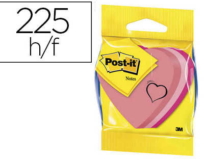 bloc-notes-post-it-fantaisie-f-orme-coeur-225f-repositionnables-coloris-rose-assortis