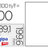 ATIQUETTE ADHASIVE APLI AGIPA MULTI-USAGE 199.6X289.1MM TOUTE IMPRIMANTE COINS ARRONDIS BOÎTE 100 UNITAS