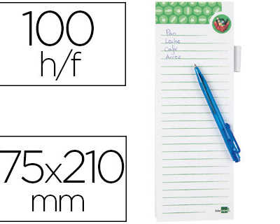 bloc-liderpapel-aimanta-papier-shopping-75x210mm-100f-80g-m2-stylo-bille-inclus