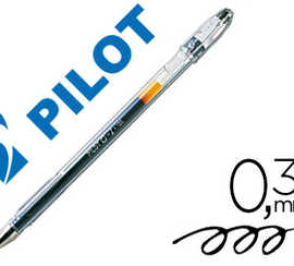 stylo-bille-pilot-g1-5-acritur-e-fine-0-3mm-encre-gel-rechargeable-corps-translucide-coloris-noir