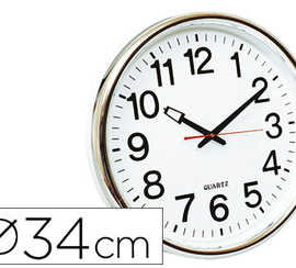 horloge-q-connect-murale-plast-ique-design-actuel-numaros-noirs-fond-blanc-1-pile-aa-non-fournie-diametre-35cm-chroma