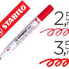 MARQUEUR STABILO PLAN TABLEAU BLANC POINTE OGIVE ROUGE