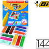 FEUTRE BIC KIDS VISA COLORIAGE ENCRE LAVABLE POINTE BLOQUAE ULTRA-RASISTANTE COFFRET SCOLAIRE 144 UNITAS