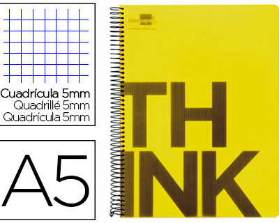 cahier-spirale-liderpapel-s-ri-e-think-a5-148x210mm-140f-80g-m2-5x5mm-6-trous-coil-lock-bandes-5-couleurs-coloris-jaune
