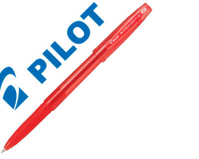 stylo-bille-pilot-super-grip-g-cap-pointe-fine-coloris-rouge