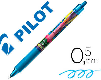 roller-pilot-frixion-ball-clicker-0-7-mika-dition-limit-e-bougie-criture-moyenne-0-5mm-encre-turquoise-effa-able